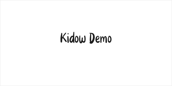 Kidow Demo Logo