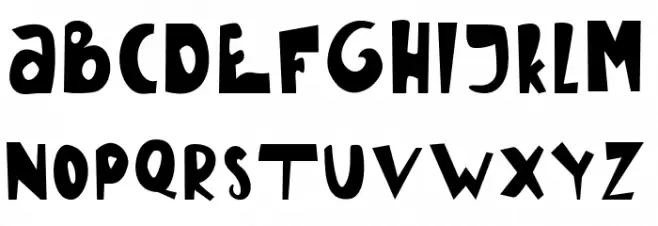 Kids - A Handwritten Fonts फ़ॉन्ट अपरकेस