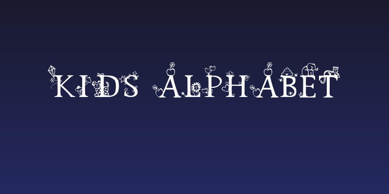 Kids Alphabet Social Header