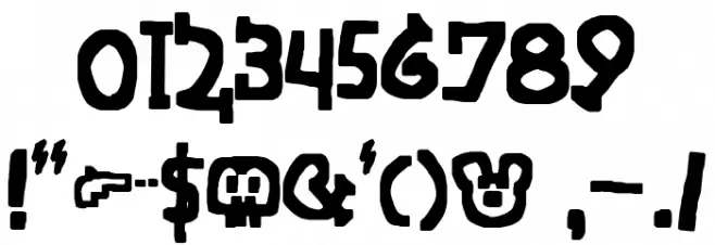 Kids Are The Future Font OTHER CHARS