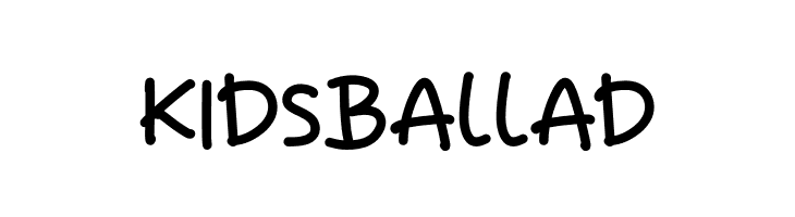 Kids Ballad  font caratteri gratis