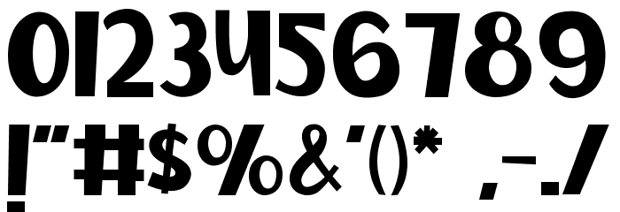 Kids Board Font OTHER CHARS