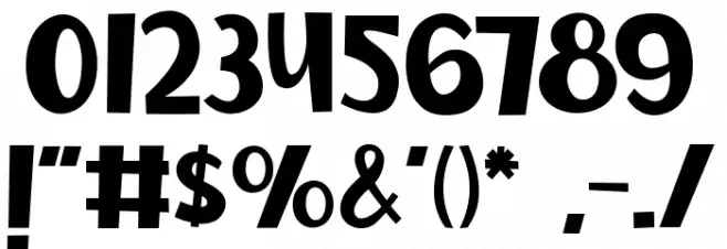 Kids Board Font OTHER CHARS