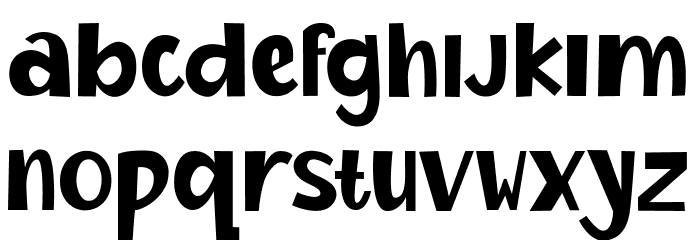 Kids Board Font LOWERCASE