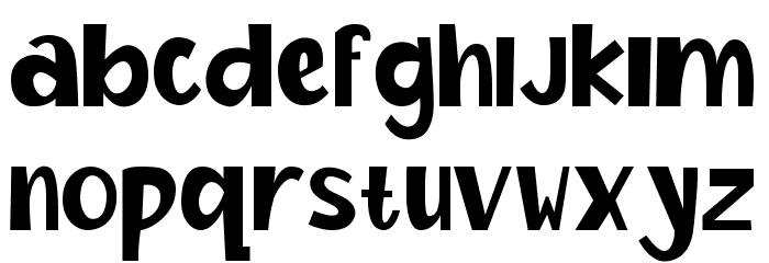 Kids Board Font LOWERCASE