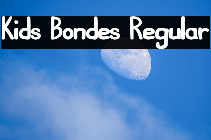 Kids Bondes Regular Example 2