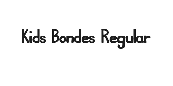 Kids Bondes Regular Logo