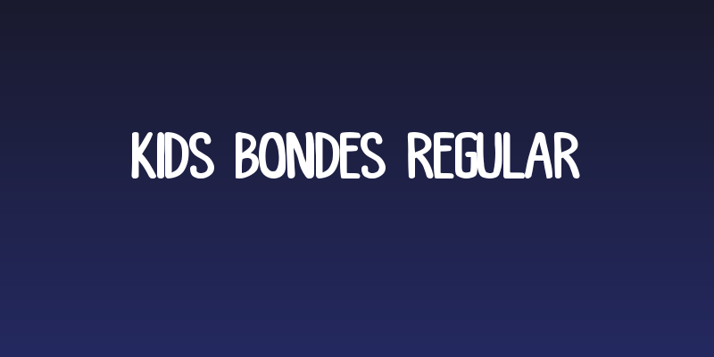 Kids Bondes Regular Social Header