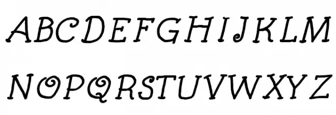 Kids Book Bold Italic Fuentes MAYÚSCULAS