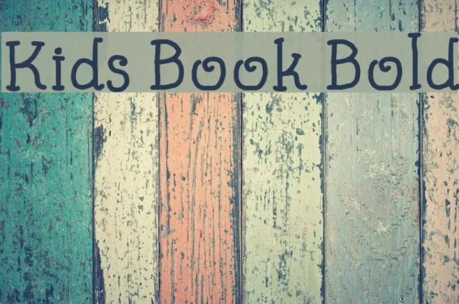 Kids Book Bold Example 2