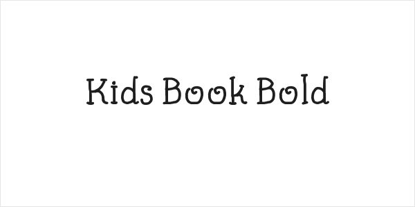 Kids Book Bold Logo