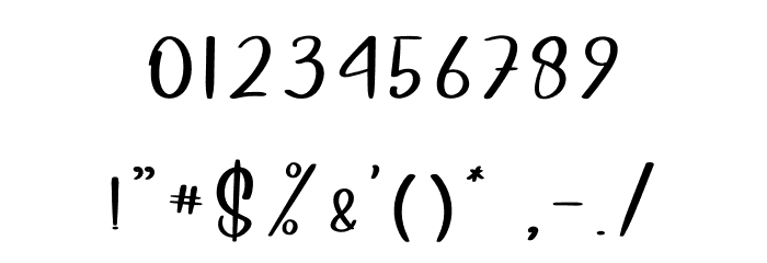 Kids Candy Font OTHER CHARS