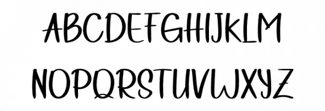 Kids Candy Font Litere mari