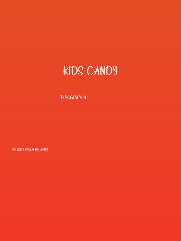 Kids Candy Poster
