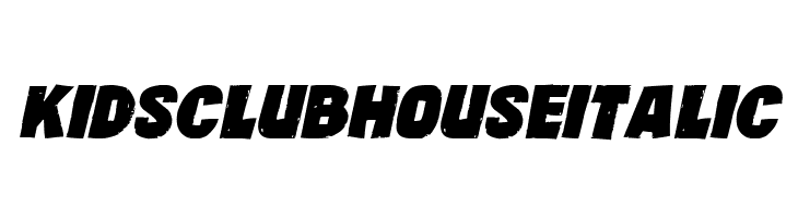 Kids Club House Italic フォント