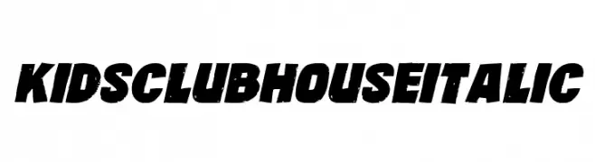 Kids Club House Italic  Frei Schriftart Herunterladen