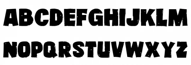 Kids Club House Font UPPERCASE