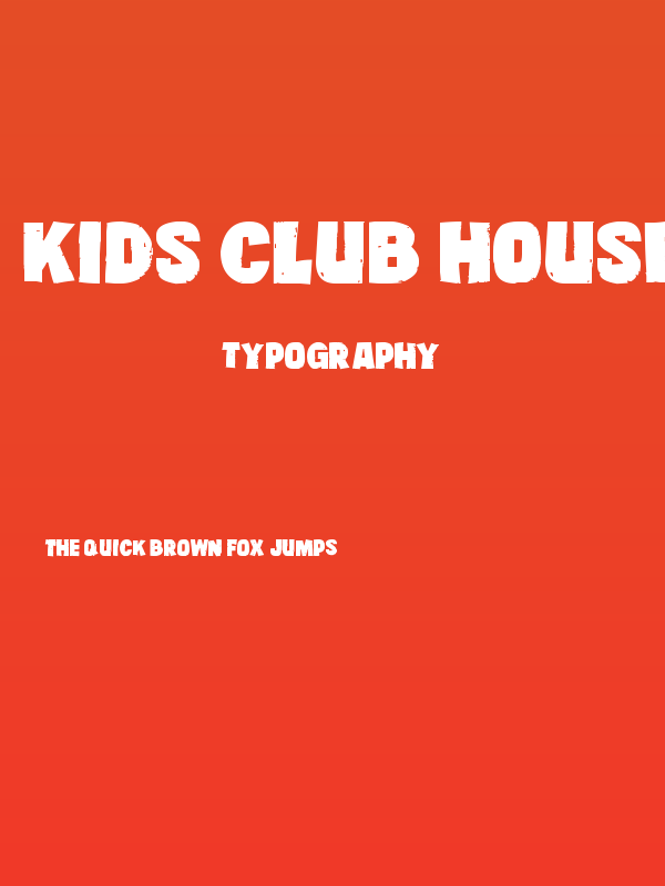 Kids Club House Poster