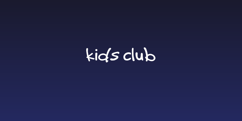 Kids Club Social Header