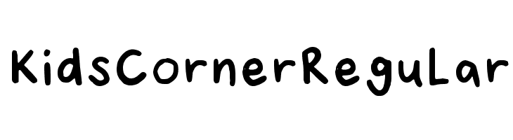 Kids Corner Regular  Fuentes Gratis Descargar