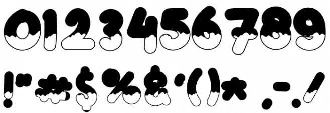 Kids Donuts Font OTHER CHARS