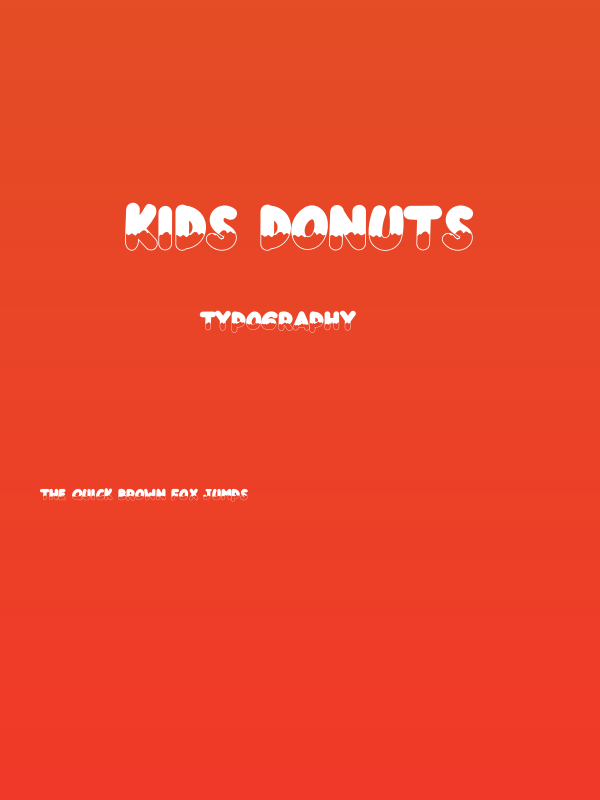 Kids Donuts Poster