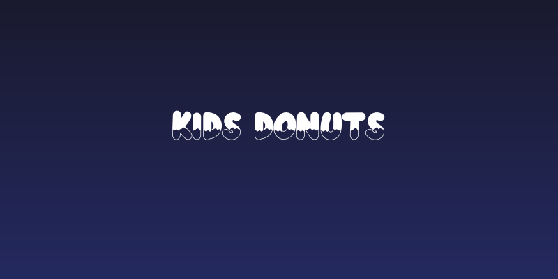 Kids Donuts Social Header