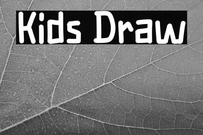 Kids Draw Caratteri examples