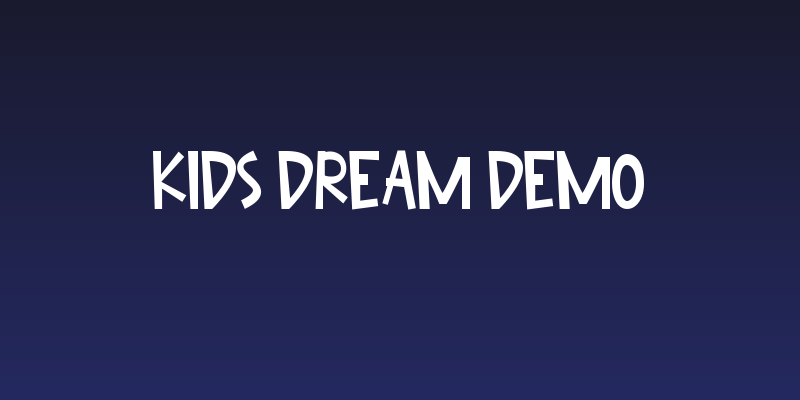 Kids Dream Demo Social Header