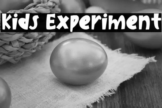 Kids Experiment خط examples