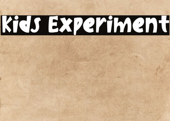 Kids Experiment Example 3