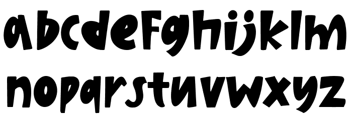 Kids Experiment Schriftart Kleinbuchstaben