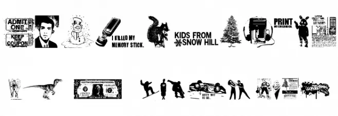 Kids From Snow Hill Font OTHER CHARS