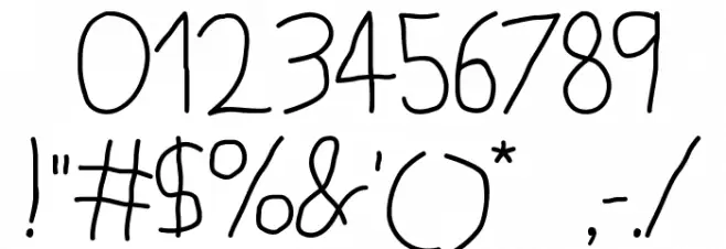 Kids Future Font OTHER CHARS