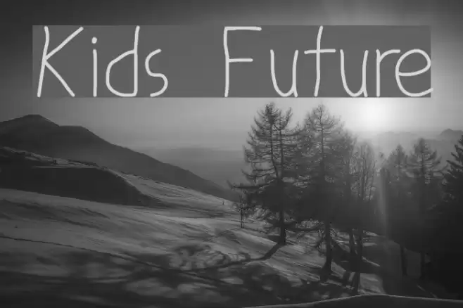 Kids Future Font examples