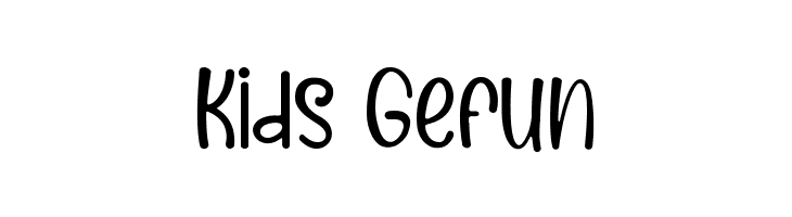 Kids Gefun  Frei Schriftart Herunterladen