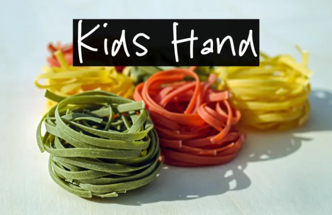 Kids Hand Example 1
