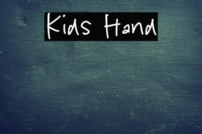 Kids Hand Example 3