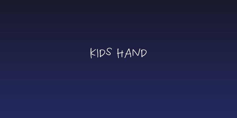 Kids Hand Social Header