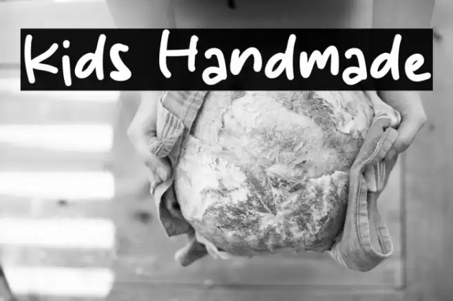 Kids Handmade Font examples