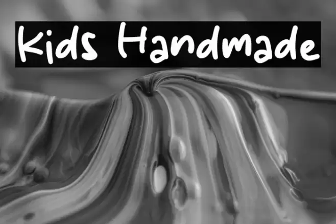 Kids Handmade Font examples