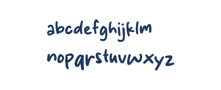 Kids Handmade Lowercase