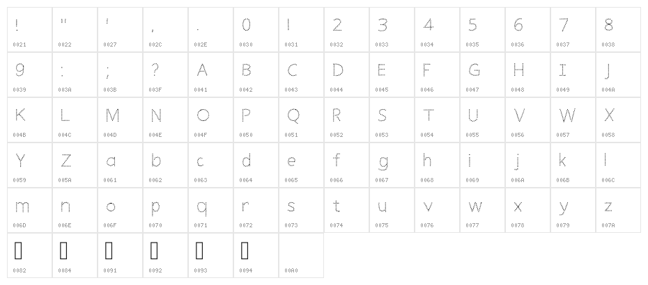 Kids Handwriting Tracin Regular Character Map