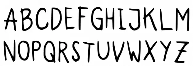 Kids Ideas Regular Schriftart Groß