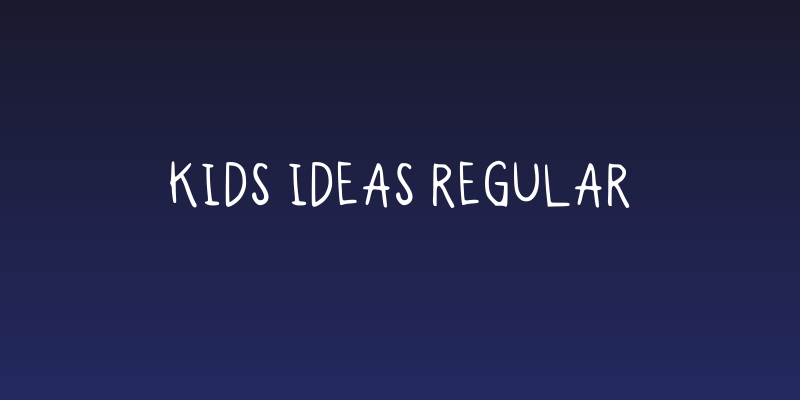 Kids Ideas Regular Social Header