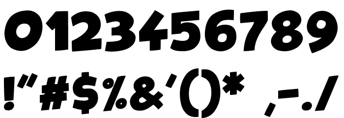 Kids Magazine Font OTHER CHARS