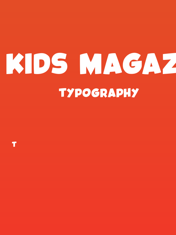 Kids Magazine Poster