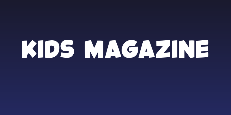 Kids Magazine Social Header