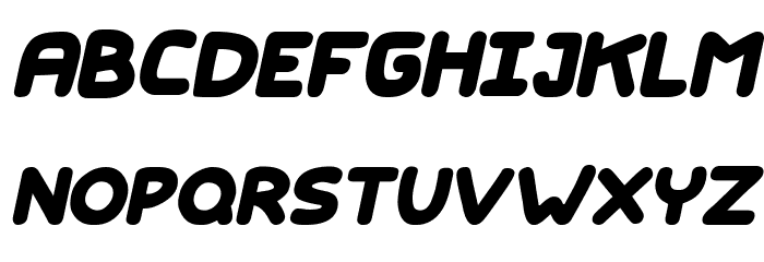 Kids Marker Italic Font LOWERCASE