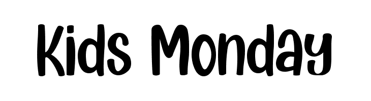 Kids Monday 字体